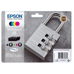 Cartucho de tinta epson padlock multipack 4-colours 35 durabrite ultra ink C13T35864010