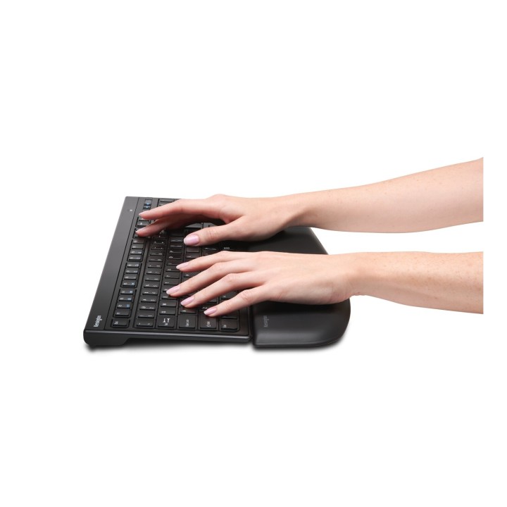 Reposamuñecas kensington ergosoft gel para teclados finos negro K52800WW