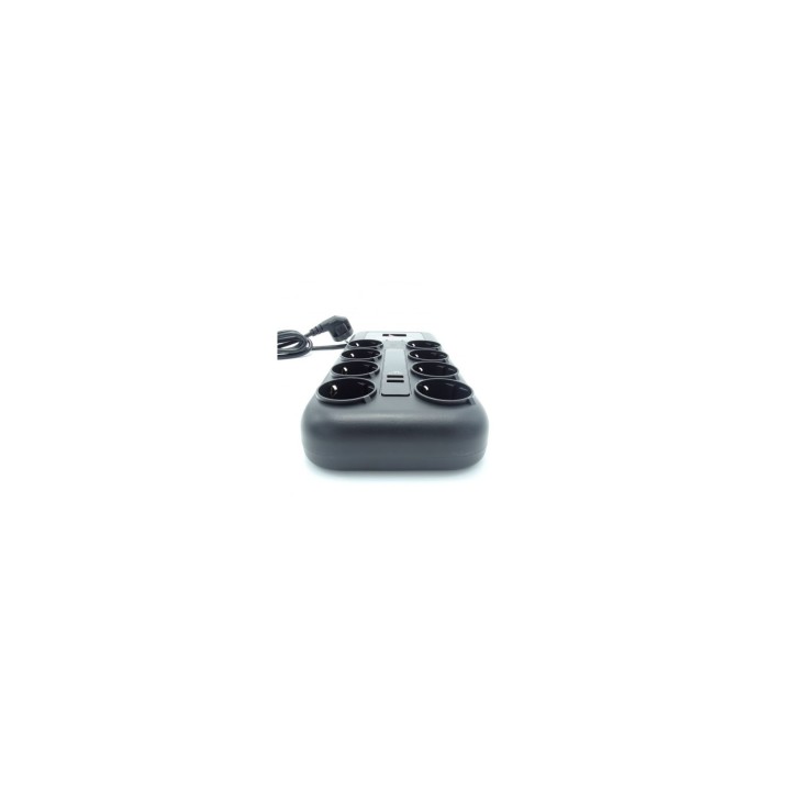 Regleta con interruptor cyberpower schuko a 8 tomas schuko 2 usb negro P0820SUF0-DE