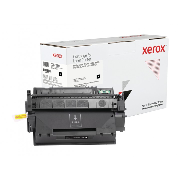 Toner xerox compatible hp Q5949X Q7553X equivalente de 6000 paginas negro 006R03666