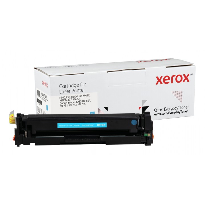 Toner xerox cian everyday HP CF411A CRG-046C equivalente de 2300 paginas 006R03697