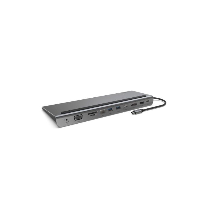 Belkin INC004BTSGY base para portátil y replicador de puertos Alámbrico USB 3.2 Gen 1 (3.1 Gen 1) Type-C Negro, Gris