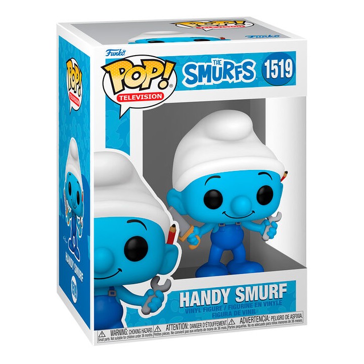 Figura POP The Smurfs Handy Smurf