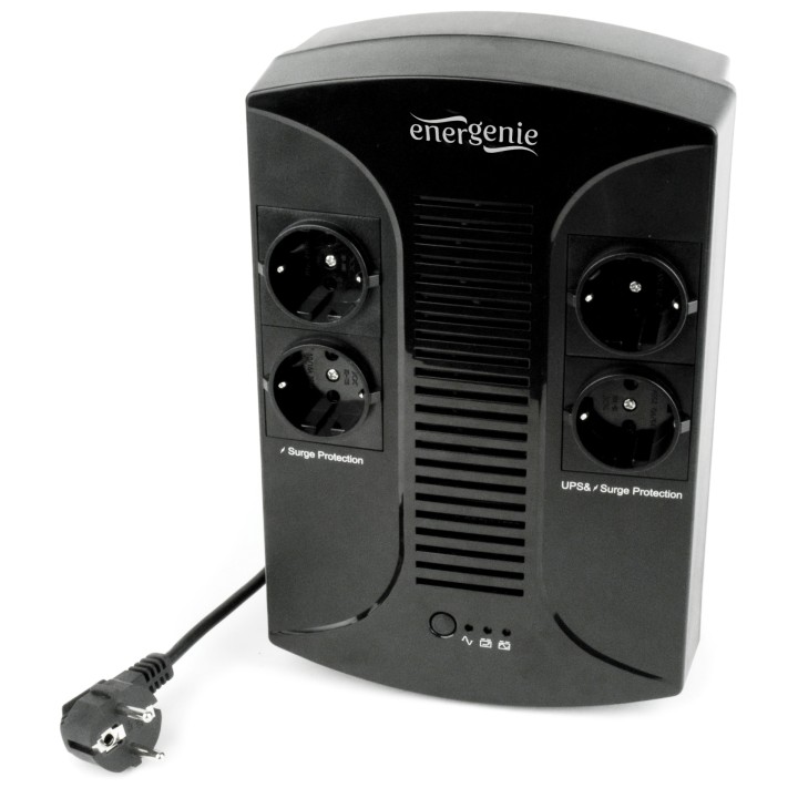 Gembird EG-UPS-002 sistema de alimentación ininterrumpida (UPS) 0,85 kVA 510 W 4 salidas AC