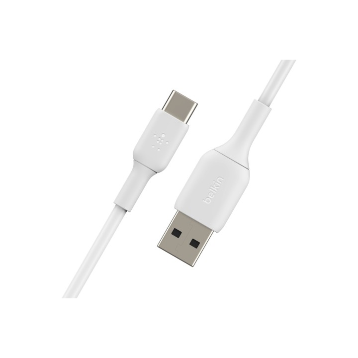 Cable Belkin USB A macho/USB C macho 2 m Blanco