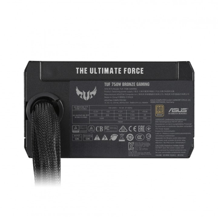 Fuente de alimentacion asus tuf-750b 750w gaming negro 90YE00D0-B0NA00