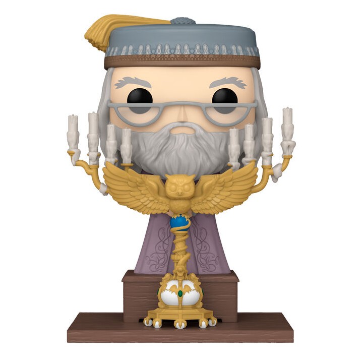 Figura POP Deluxe Harry Potter y el Prisionero de Azkaban - Dumbledore with Podium