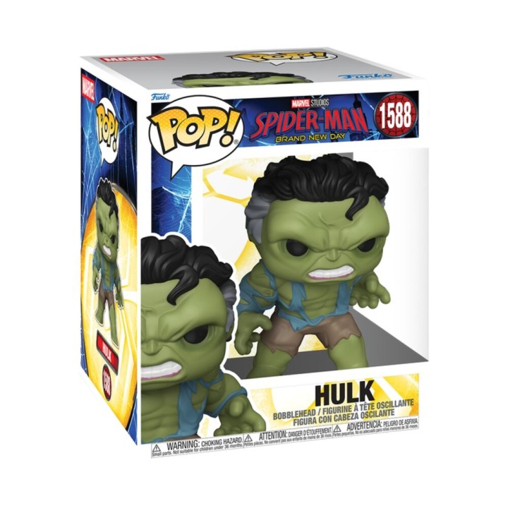 Figura POP Super Marvel Spiderman Brand New Day Hulk