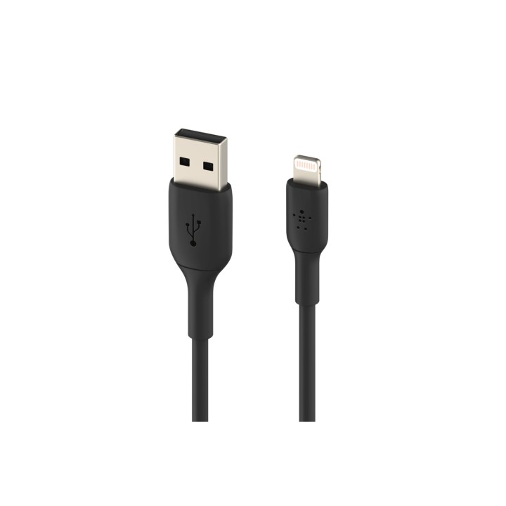 Cable Belkin de conector Lightning macho/USB A macho 2 m Negro