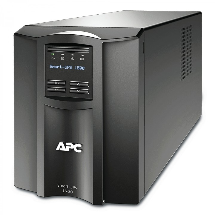 APC sistema de alimentación ininterrumpida (UPS) LÍ­nea interactiva 1500 VA, 1000 W, 8 salidas AC Negro