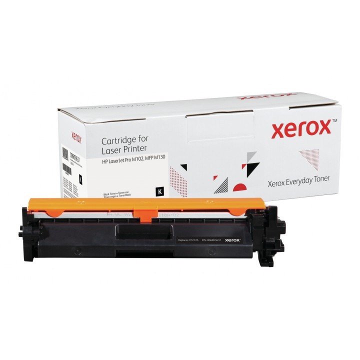 Toner xerox negro everyday compatible hp CF217A 1600 paginas 006R03637