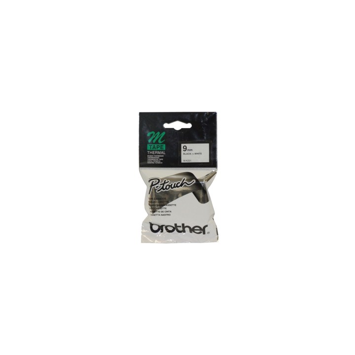 Brother MK221 Cinta para impresora de etiquetas negro sobre blanco