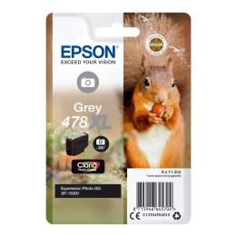 Cartucho Epson Squirrel Singlepack Grey 478XL Claria Photo HD Ink C13T04F64010