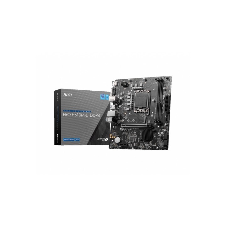 MSI PRO H610M-E DDR4 placa base Intel H610 LGA 1700 micro ATX