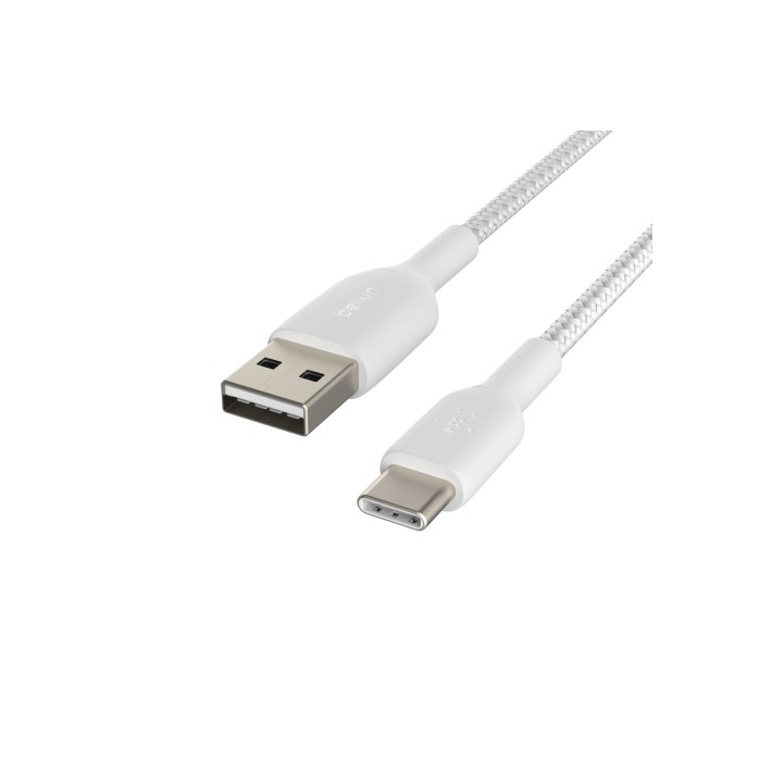 Cable Belkin USB A macho/USB C macho 1 m Blanco