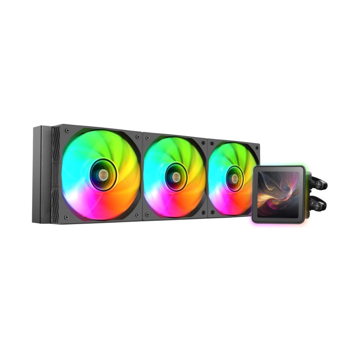 Mars Gaming ML-VISIONPRO360 Procesador Sistema de refrigeración líquida todo en uno 12 cm Negro 1 pieza(s)