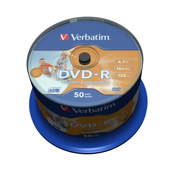 Dvd Verbatim 43533 DVD en blanco 4,7 GB DVD-R 50 pieza(s) 43533