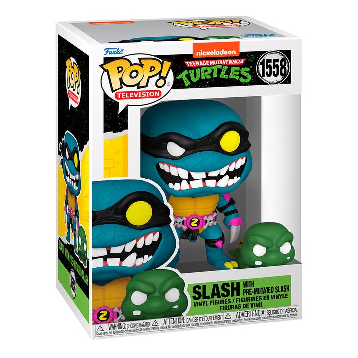 Figura POP Tortugas Ninja Slash & Pre mutated Slash