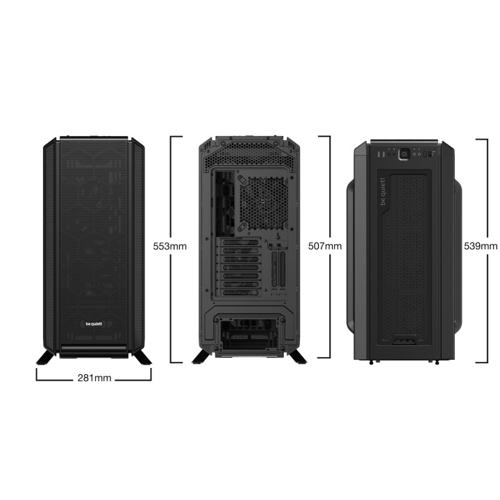 Caja torre be quiet e-atx silent base 802 window negro BGW39