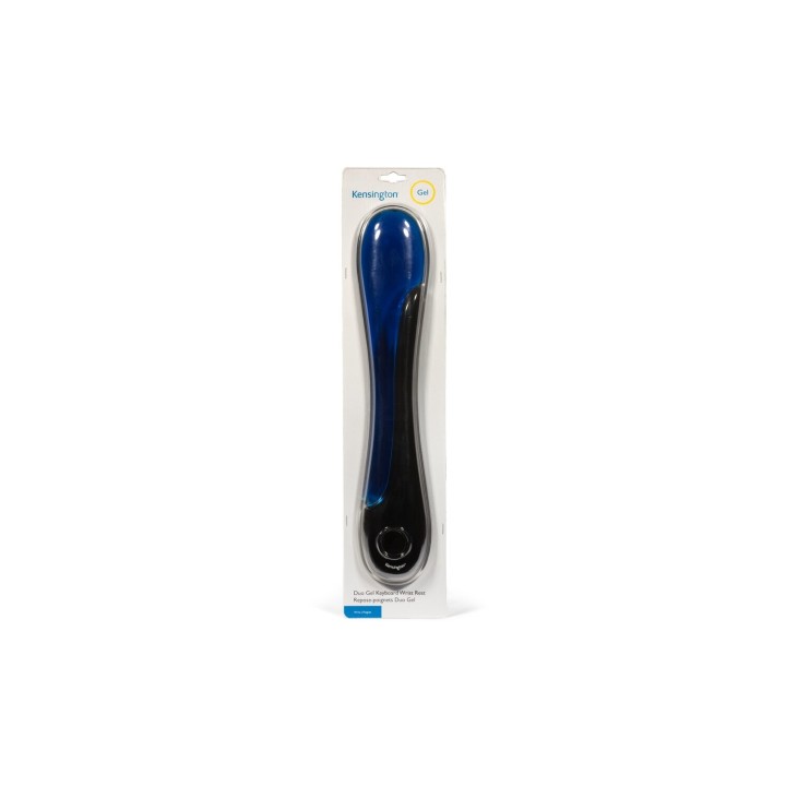 Kensington Reposamuñecas gel Duo teclado azul/negro