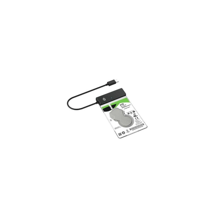 Conceptronic cambiador de género para cable USB C SATA Negro