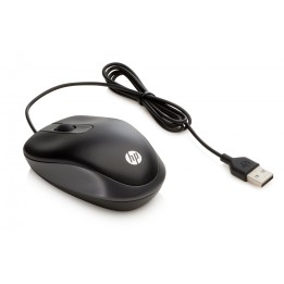 Hp Raton de viaje ambidextro usb tipo-a 1000dpi optico negro