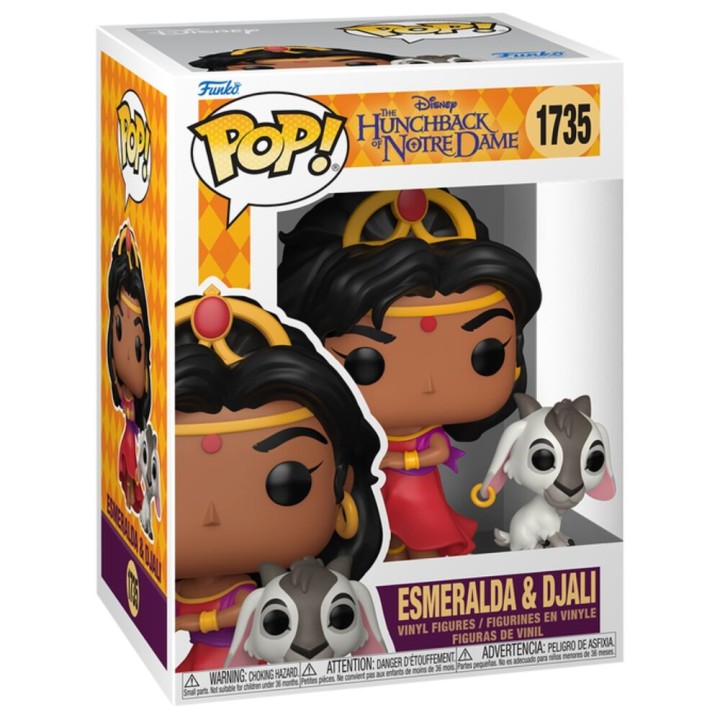 Figura POP Disney El Jorobado de Notre Dame Esmeralda & Djali