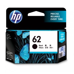 HP 62 Cartucho Original Rendimiento estándar Negro