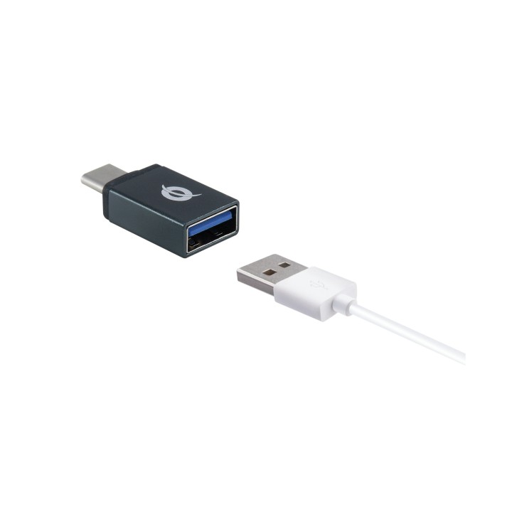 Conceptronic cable gender changer USB 3.1 Gen 1 Type-C, USB 2.0 - Type-C USB 3.1 Gen 1 Type-A, USB 2.0 Micro Negro