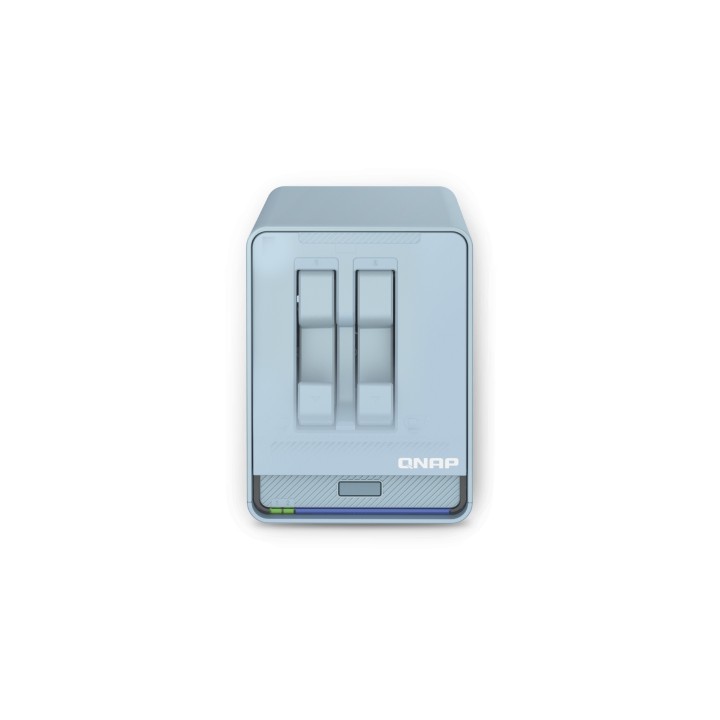 QNAP QMiroPlus-201W NAS Escritorio Ethernet Azul J4125