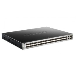 D-Link Gestionado L3 10G Ethernet (100/1000/10000) Negro, Gris