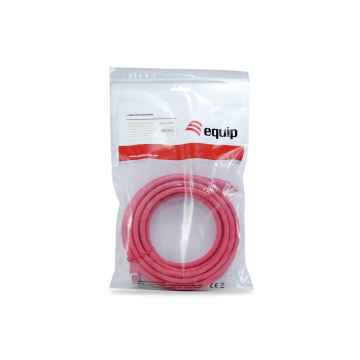 Latiguillo de red equip cat8.1 S/FTP 5m rojo 608024