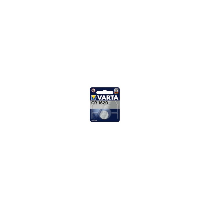 Varta pila boton CR 1620 litio 3V plata