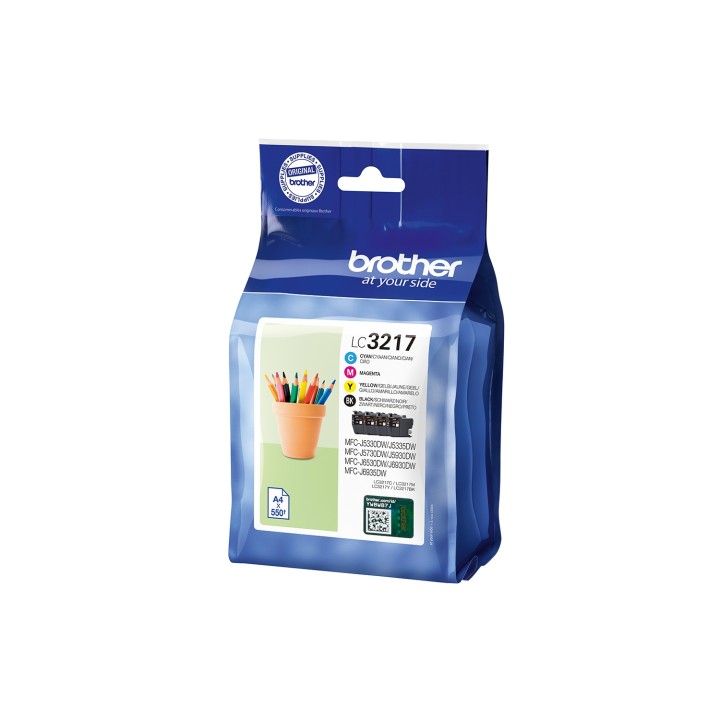 Brother Cartucho de tinta Original Multipack Negro, Cian, Magenta, Amarillo