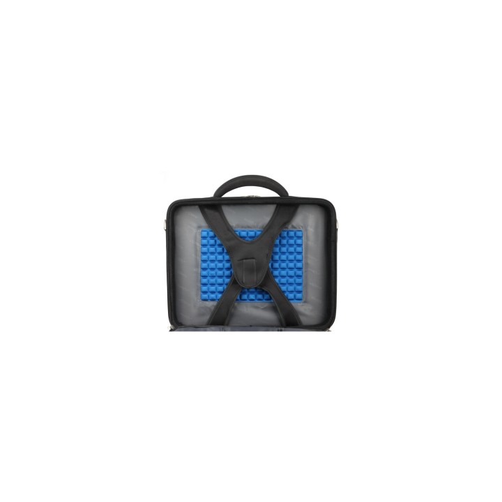 Natec boxer maletin para portatil 17.3P nylon Negro