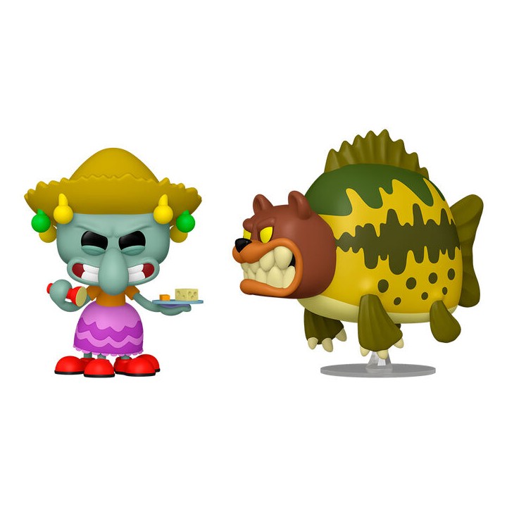 Blister 2 figuras POP Bob Esponja SquarePants Squidward & Sea Bear
