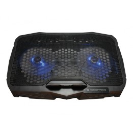 Base refrigeradora conceptronic almohadilla fria 17p iluminacion azul THANA07B