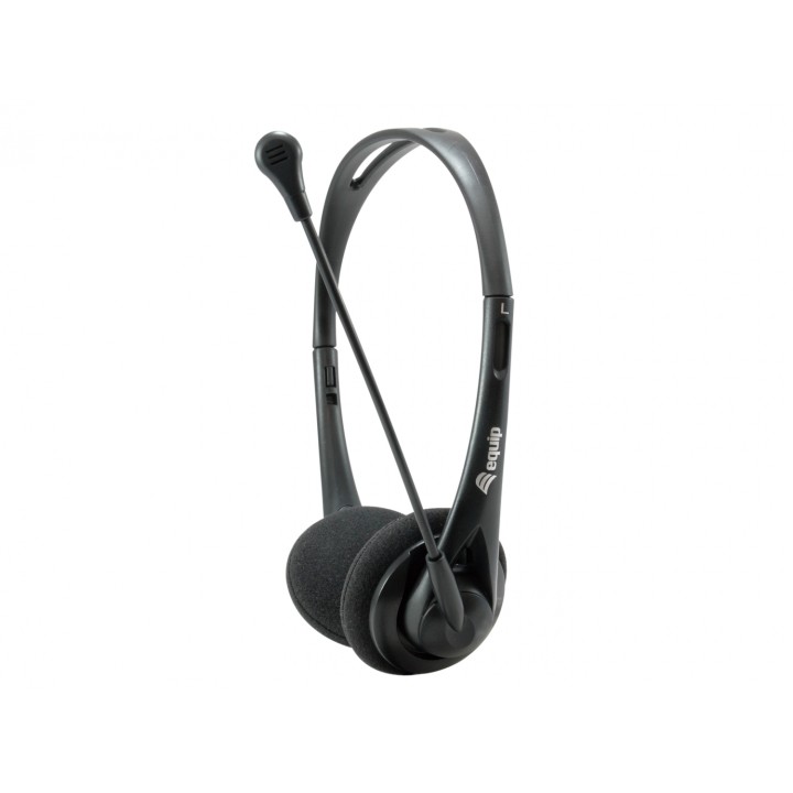 Equip Chat Headset Auriculares Diadema Conector de 3,5 mm Negro