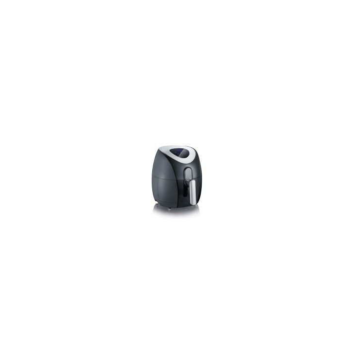 Severin 2430 Sencillo 3,2 L Independiente 1500 W Freidora de aire caliente Negro, Acero inoxidable