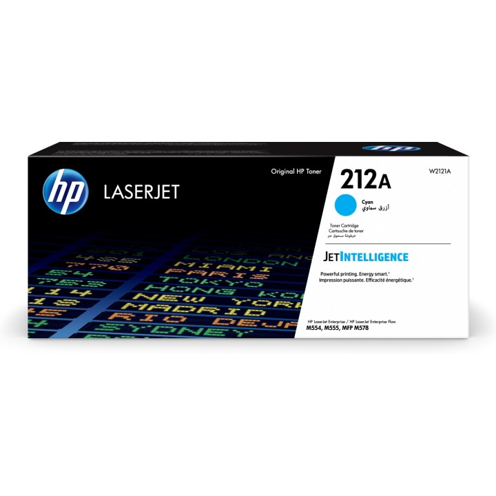 Toner hp 212A 1 pieza original cian W2121A