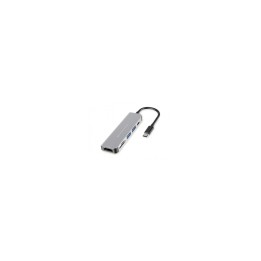 Conceptronic HUB de interfaz USB 3.2 Gen 1 (3.1 Gen 1) Type-C 5000 Mbit/s Aluminio