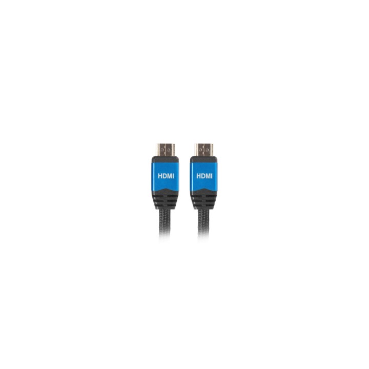 Lanberg CA-HDMI-20CU-0030-BL Cable hdmi tipo a estandar macho a macho 3m negro