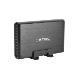 NATEC Caja para disco duro externo Caja de disco duro (HDD) 3.5 Negro