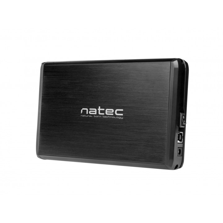 NATEC Caja para disco duro externo Caja de disco duro (HDD) 3.5 Negro
