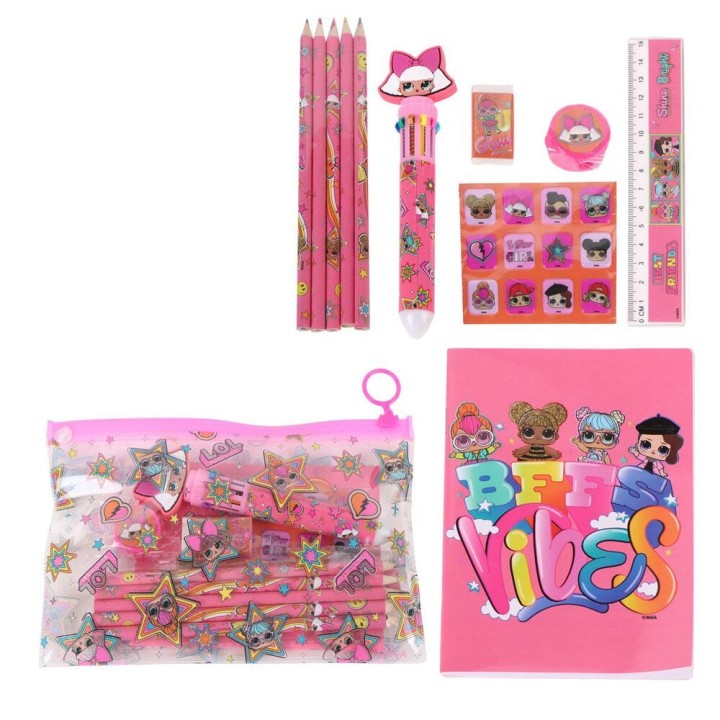 Set papeleria LOL Surprise