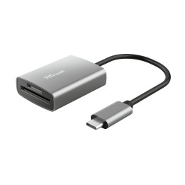 Trust 24136 lector de tarjeta usb 3.2 Gen 1 (3.1 Gen 1) tipo-c aluminio