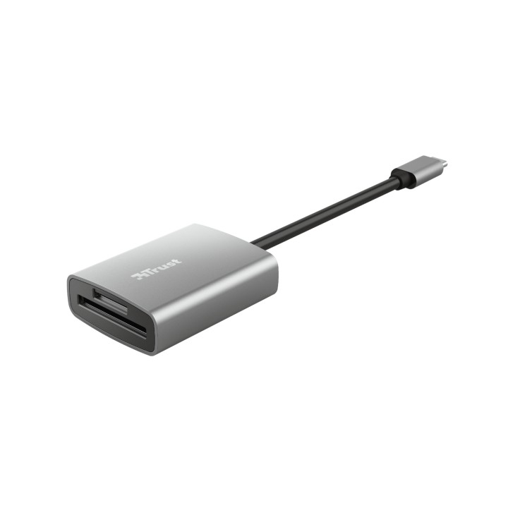 Trust 24136 lector de tarjeta usb 3.2 Gen 1 (3.1 Gen 1) tipo-c aluminio