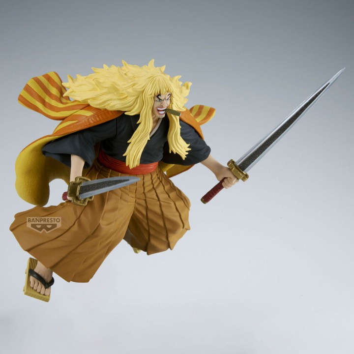 Figura Shiki El Leon Dorado Battle Record One Piece 16cm