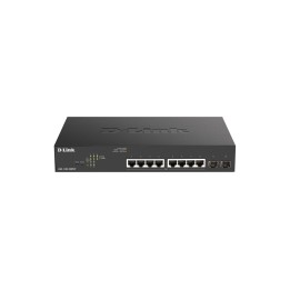 D-Link switch Gestionado Gigabit Ethernet (10/100/1000) EnergÍ­a sobre Ethernet (PoE) 1U Negro