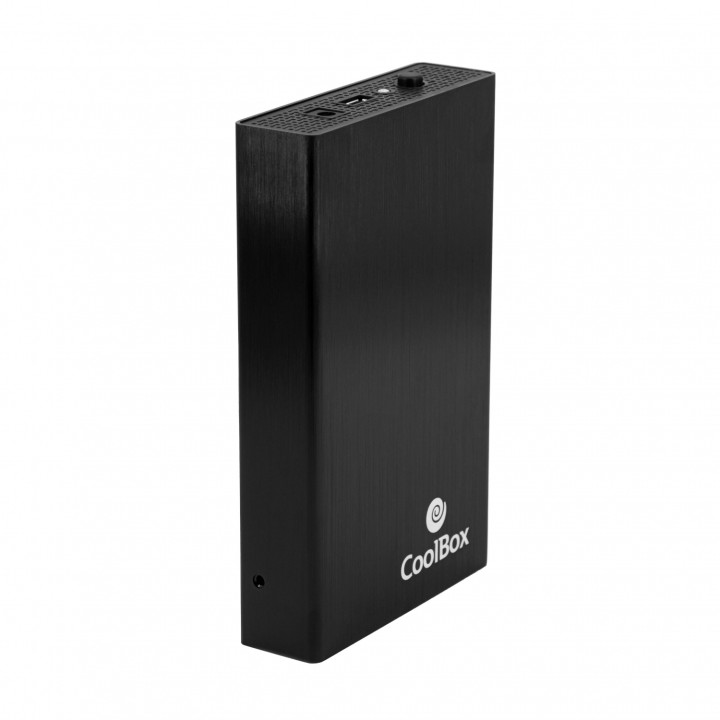 CoolBox SlimChase Caja de disco duro (HDD) 3.5" Negro